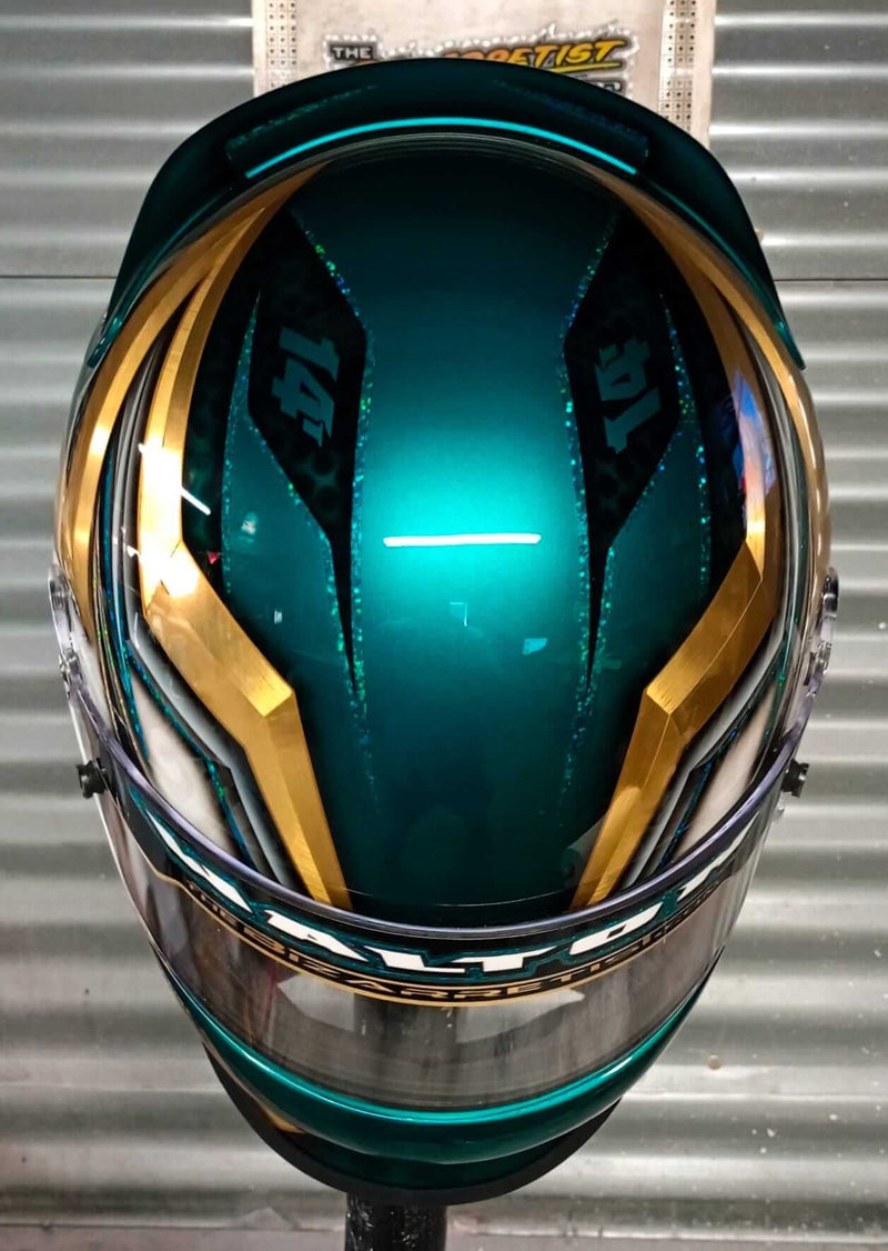 Teal Time  - 2K Candy and Concentrate Helmet