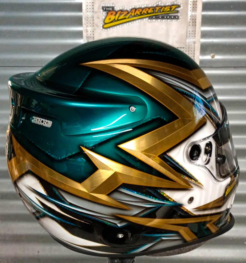 Teal Time  - 2K Candy and Concentrate Helmet