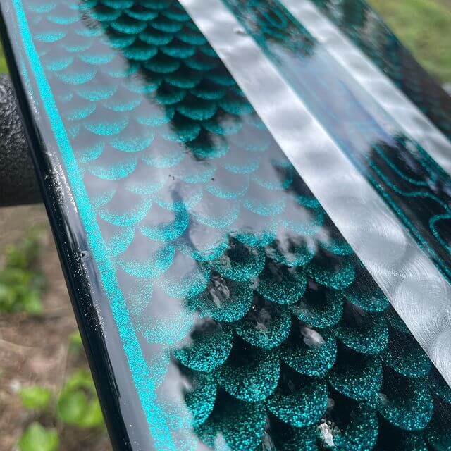 Teal Time  - 2K Candy and Concentrate Skateboard