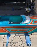 Tamco Paint Teal Time and Tamgerine Candy Concentrate in Pedal Car