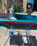 Tamco Paint Teal Time and Tamgerine Candy Concentrate in Pedal Car