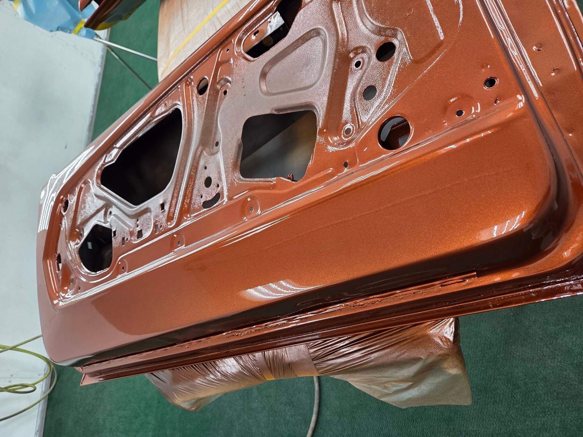 Tamco Paint Tiger Orange on 1967 Ford Mustang