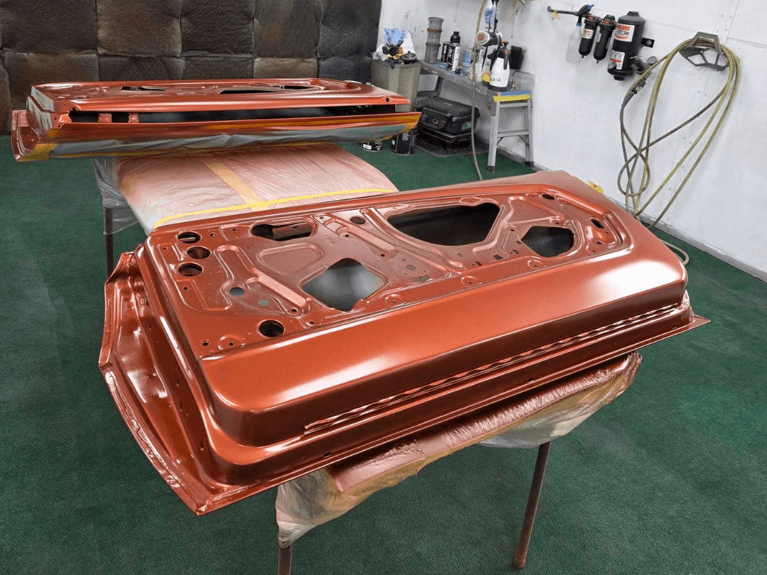 Tamco Paint Tiger Orange on 1967 Ford Mustang