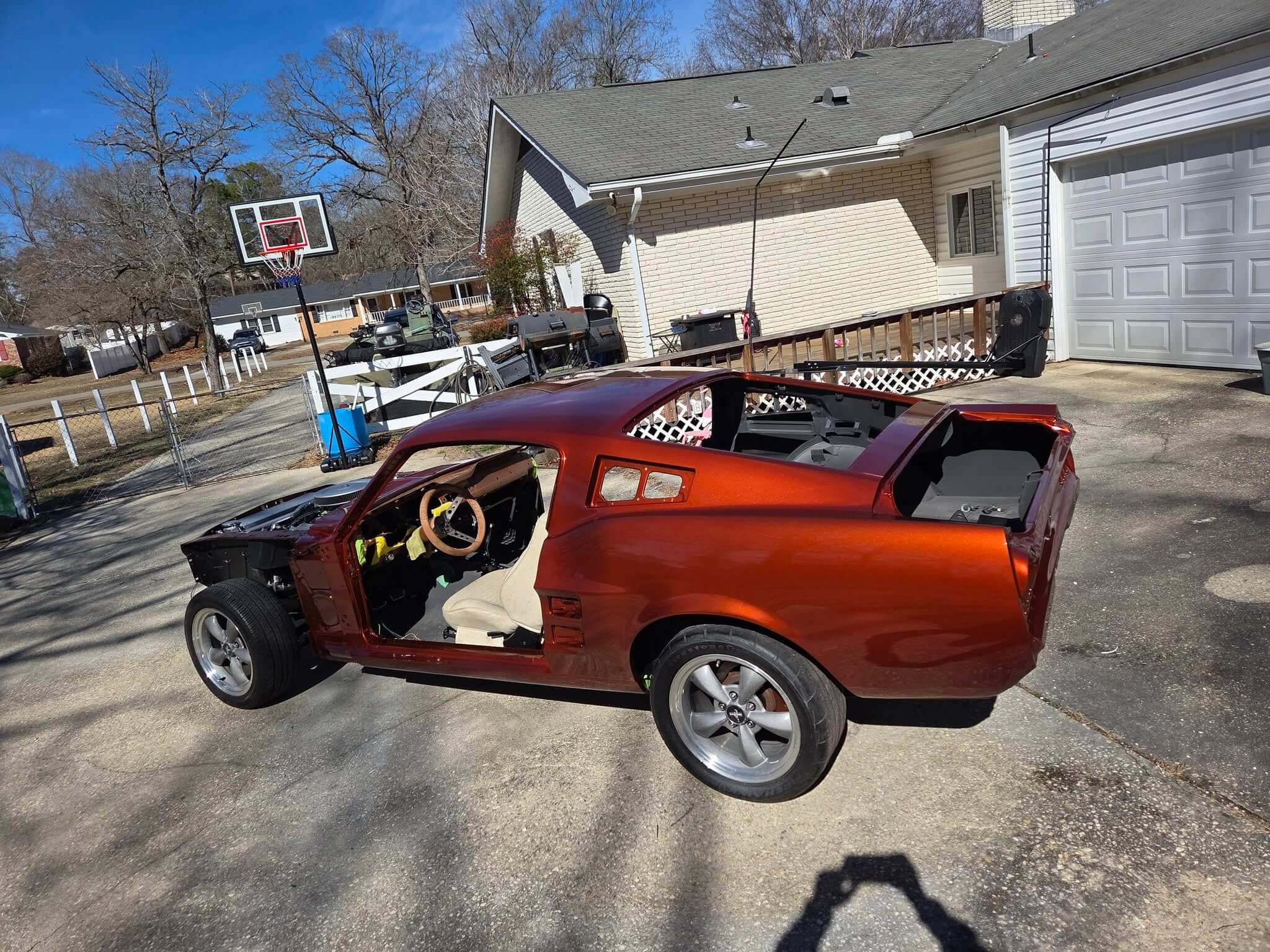 Tamco Paint Tiger Orange on 1967 Ford Mustang