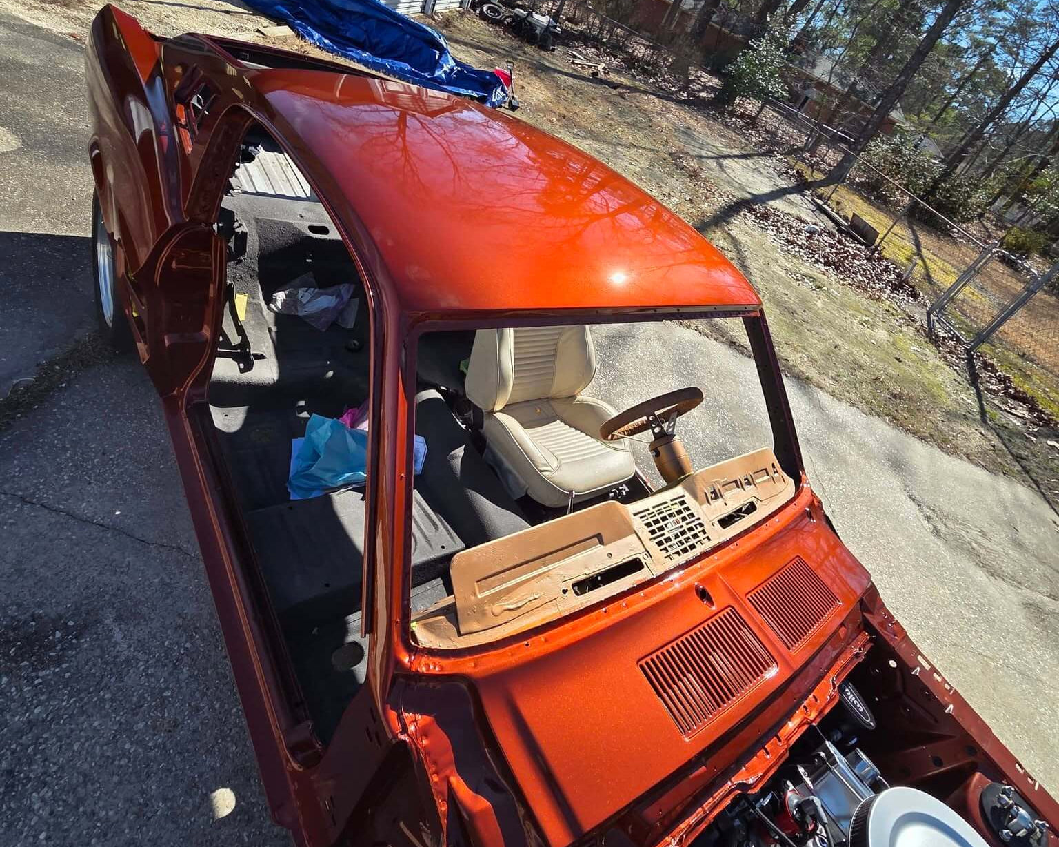 Tamco Paint Tiger Orange on 1967 Ford Mustang