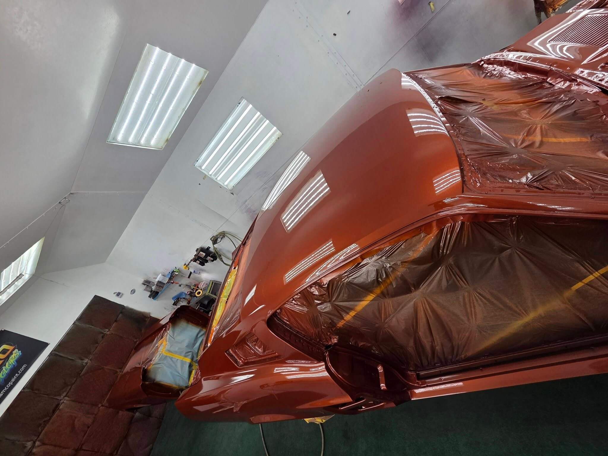 Tamco Paint Tiger Orange on 1967 Ford Mustang