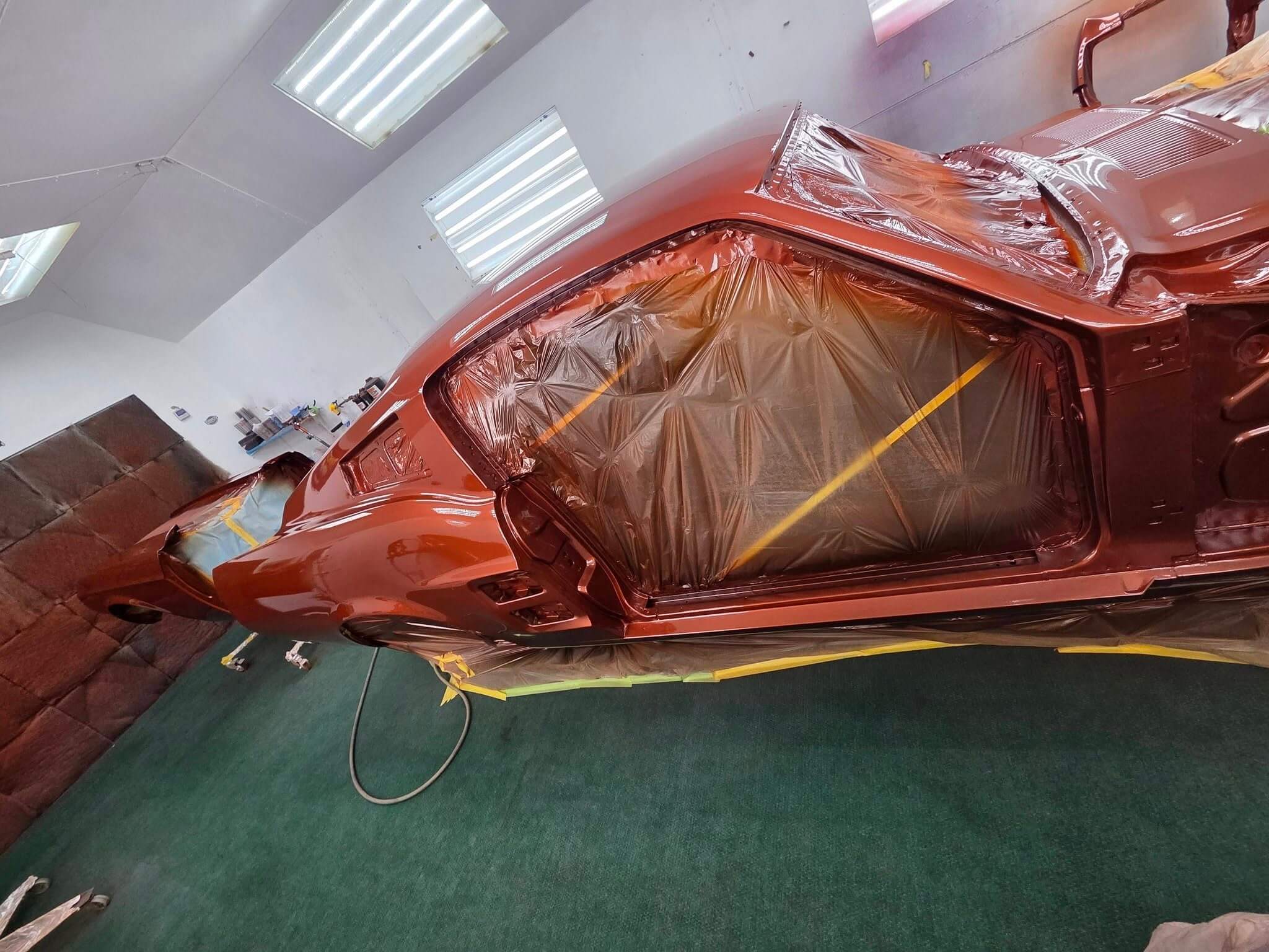 Tamco Paint Tiger Orange on 1967 Ford Mustang