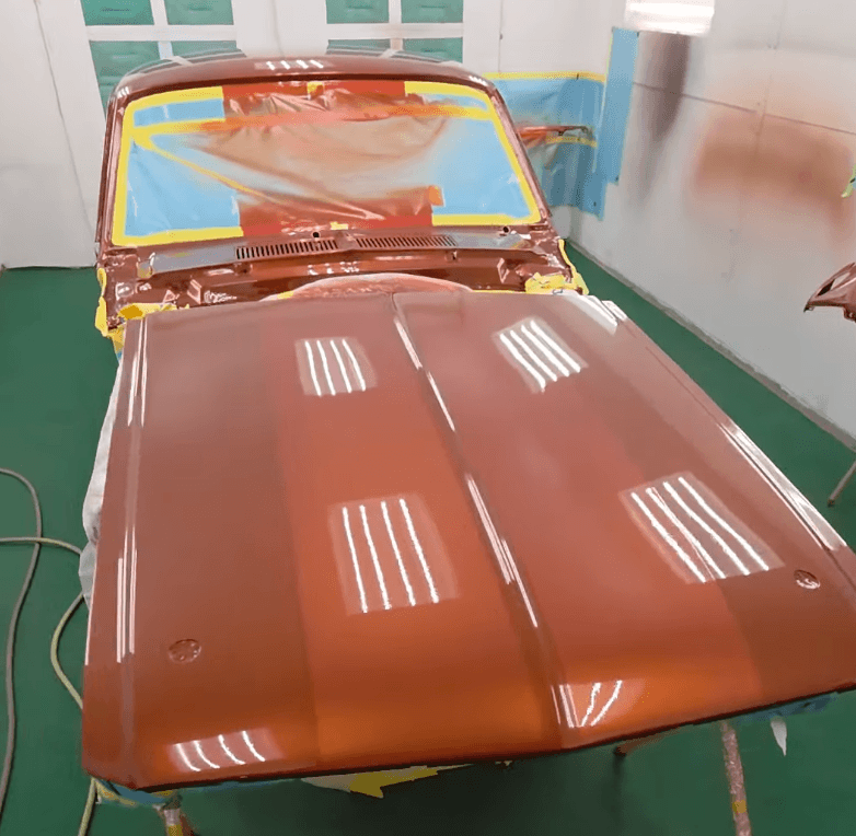 Tamco Paint Tiger Orange on 1967 Ford Mustang