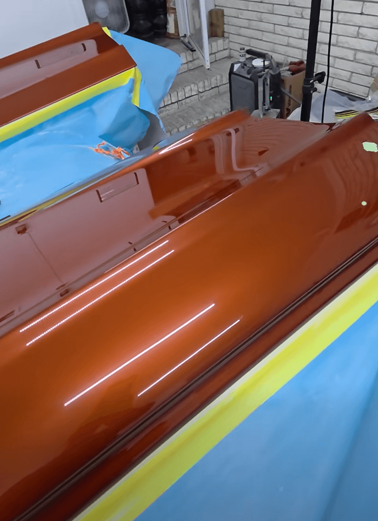 Tamco Paint Tiger Orange on 1967 Ford Mustang