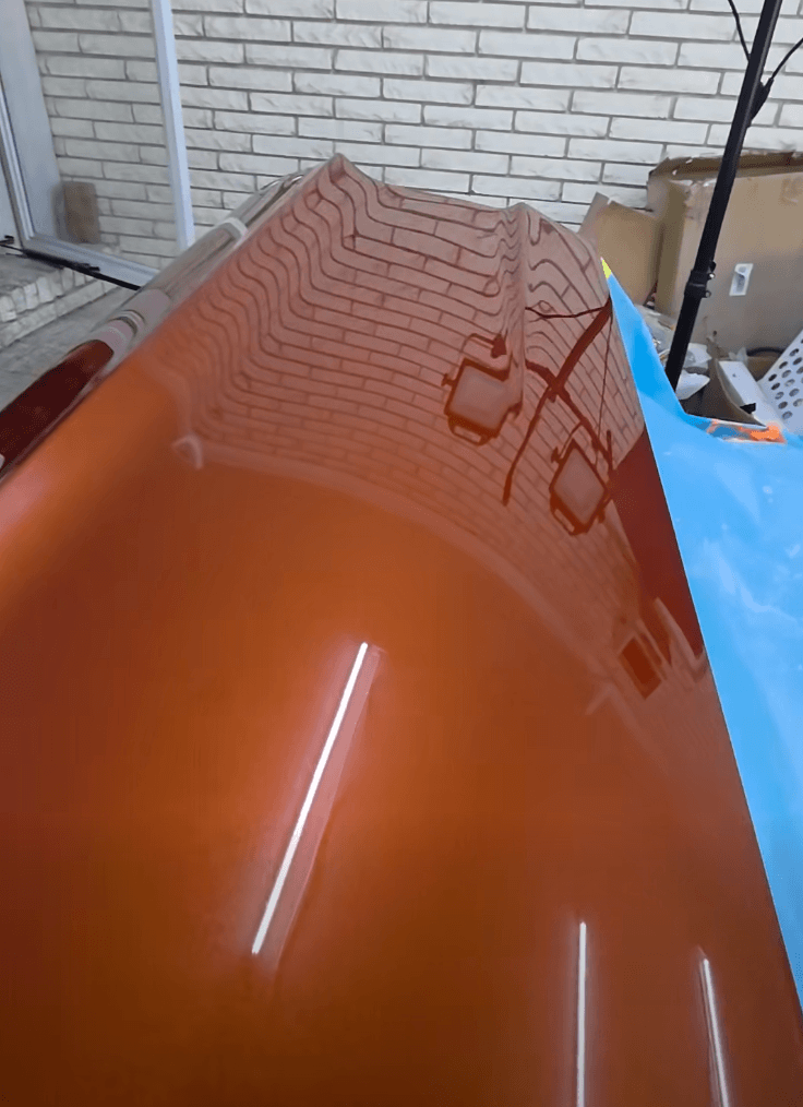 Tamco Paint Tiger Orange on 1967 Ford Mustang