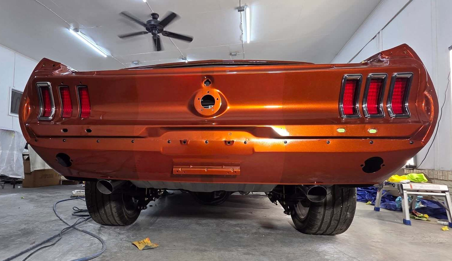 Tamco Paint Tiger Orange on 1967 Ford Mustang