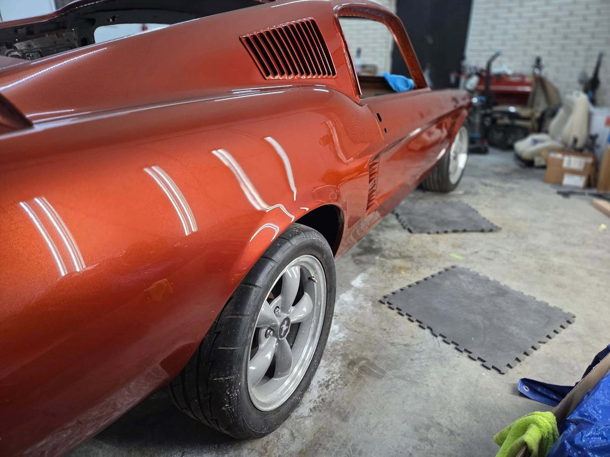 Tamco Paint Tiger Orange on 1967 Ford Mustang