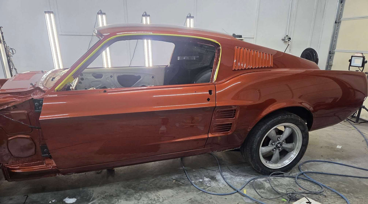 Tamco Paint Tiger Orange on 1967 Ford Mustang