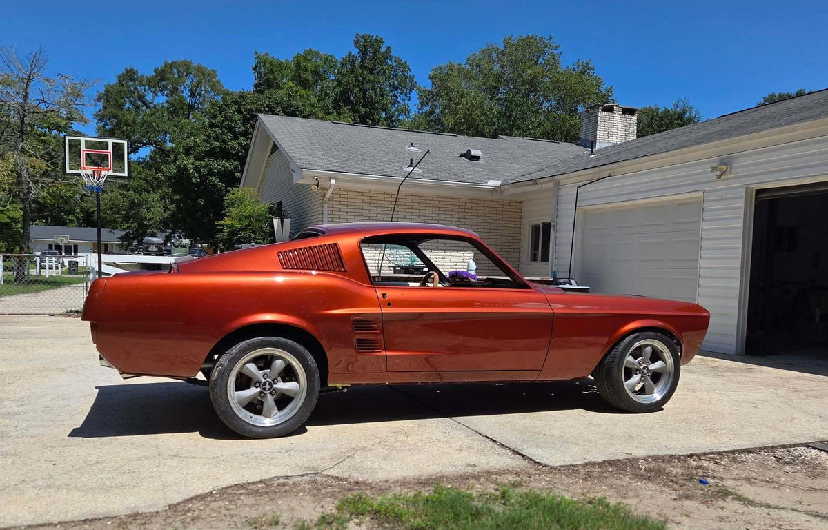 Tamco Paint Tiger Orange on 1967 Ford Mustang