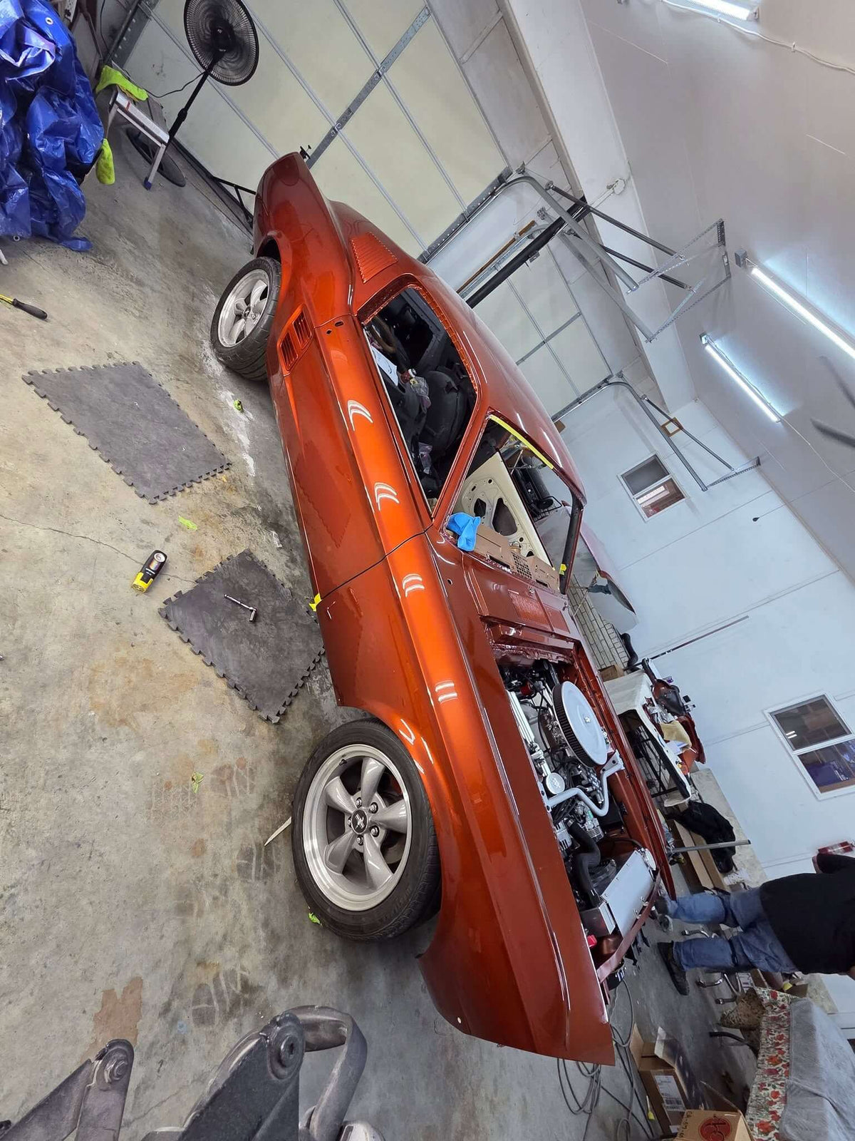 Tamco Paint Tiger Orange on 1967 Ford Mustang