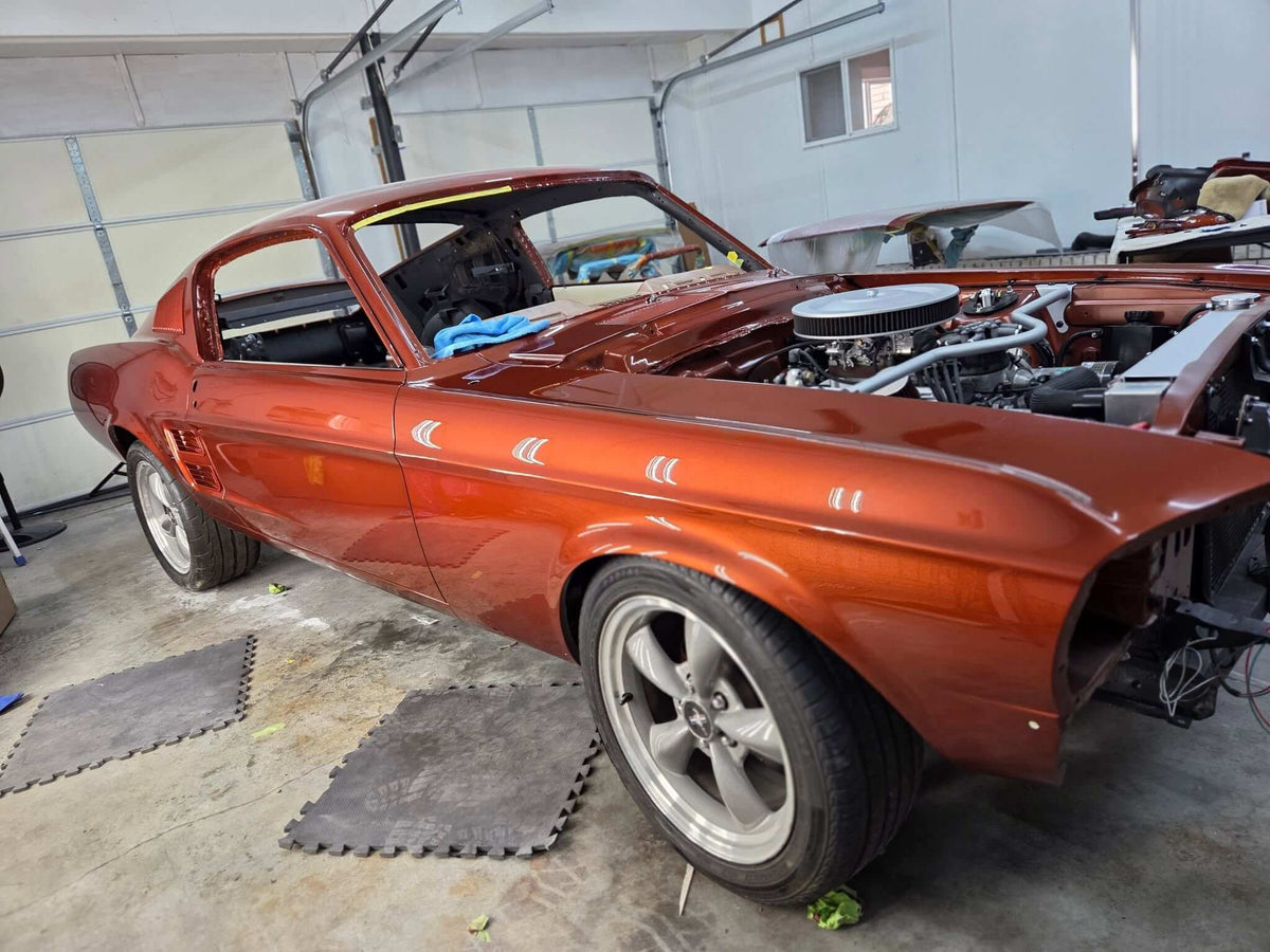 Tamco Paint Tiger Orange on 1967 Ford Mustang