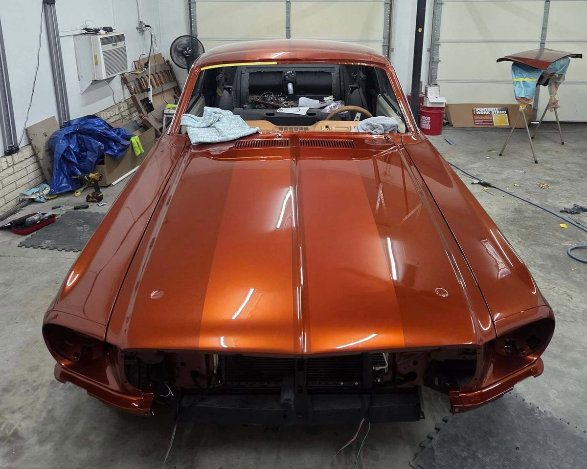 Tamco Paint Tiger Orange on 1967 Ford Mustang