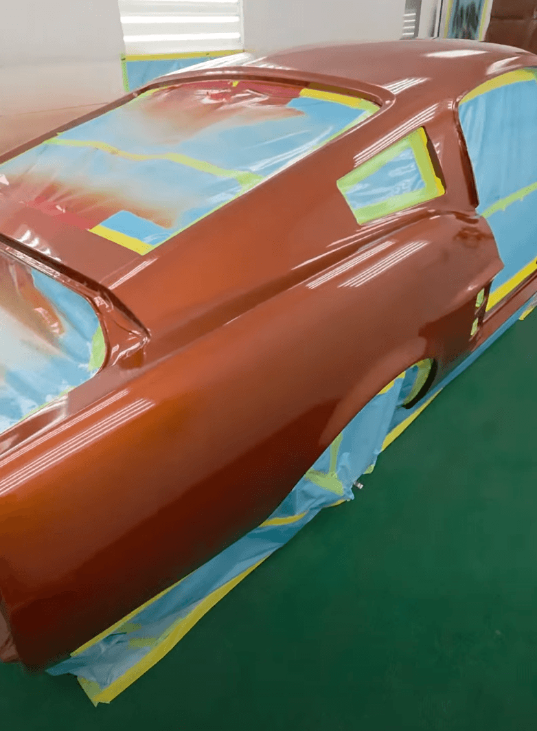 Tamco Paint Tiger Orange on 1967 Ford Mustang