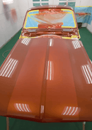 Tamco Paint Tiger Orange on 1967 Ford Mustang