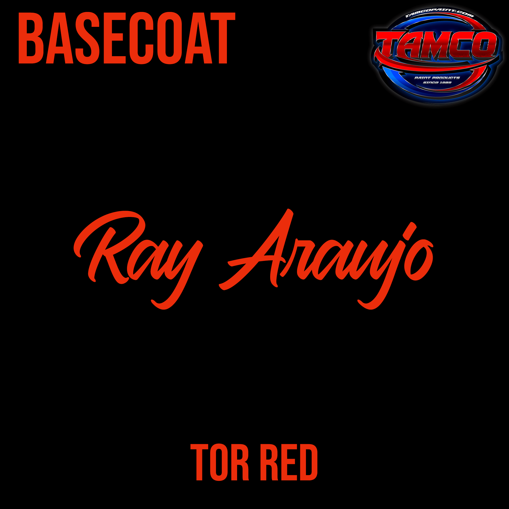 Tamco Paint Customer Color Tor Red Basecoat