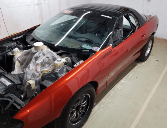 Tamco Paint Toxic Sunburst in Chevrolet Camaro