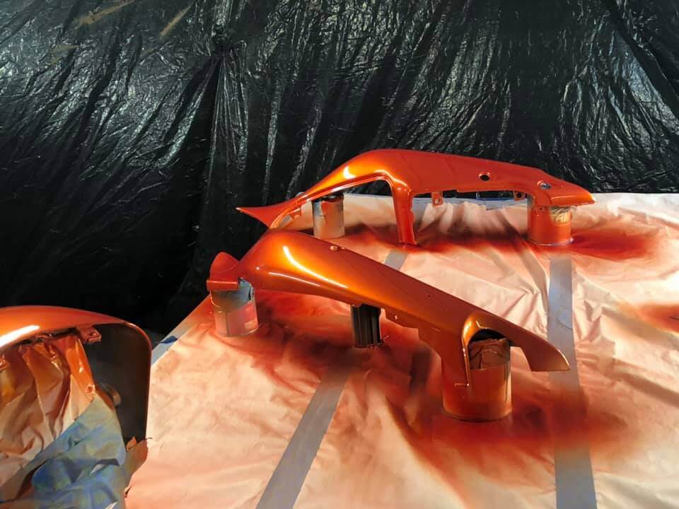 Tamco paint Motorcycle Parts Toxic Sunburst