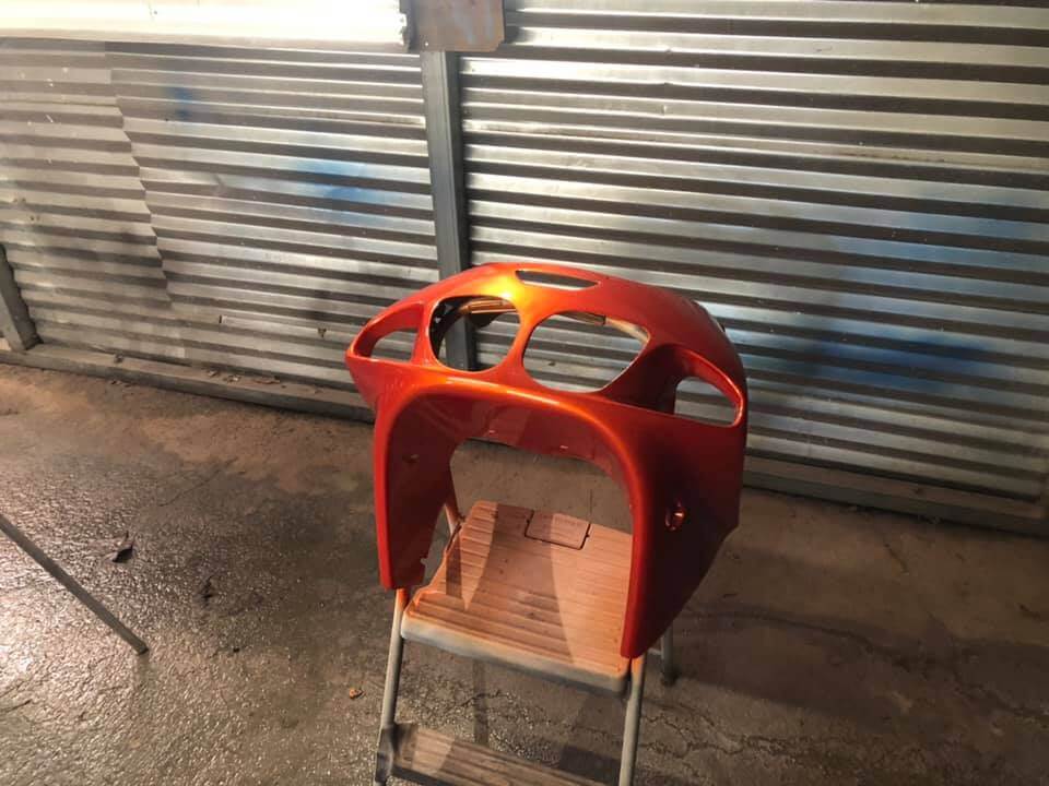 Tamco Paint Motorcycle Parts Toxic Sunburst 