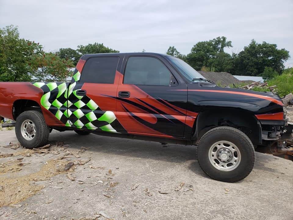 Tamco Paint Chevrolet Pick up Toxic Sunburst