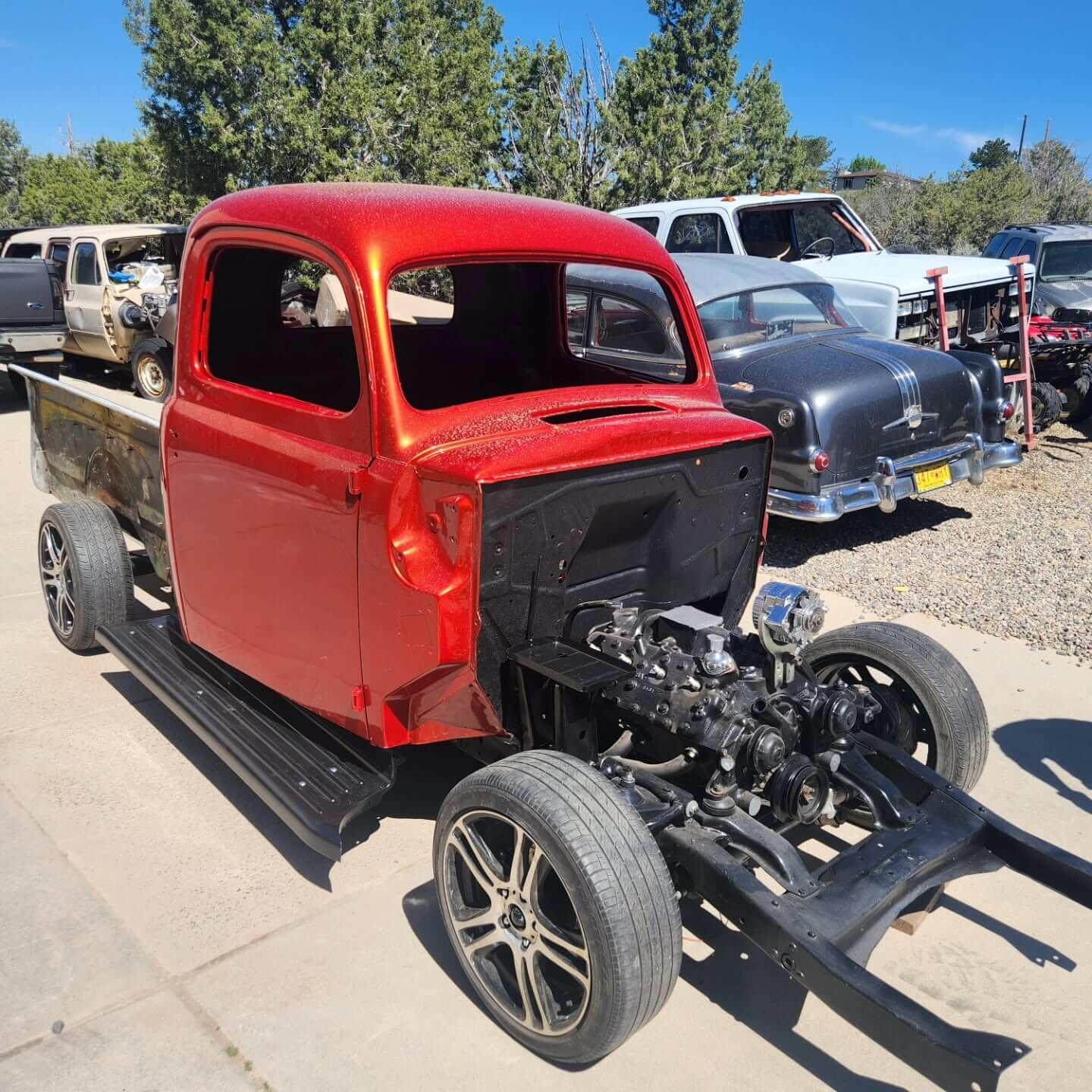 Tamco Paint Toxic Sunburst on 1949 Ford F100