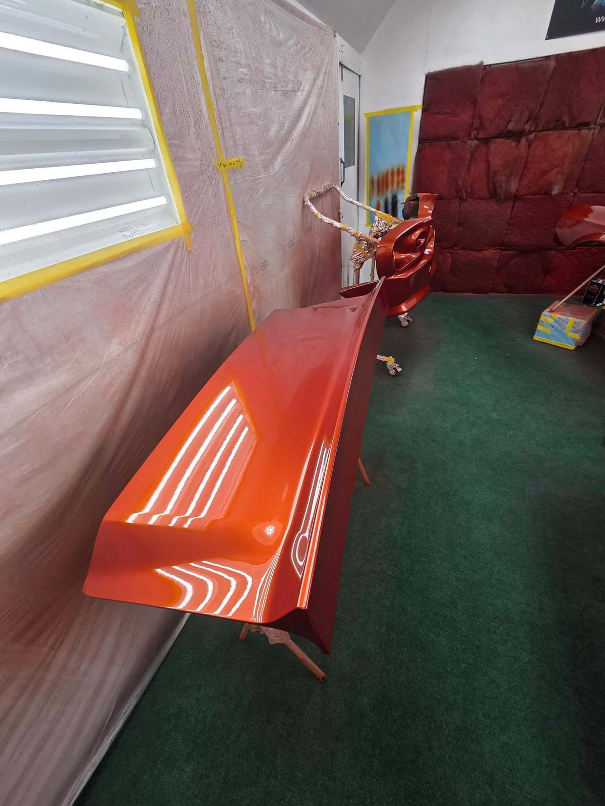Tamco Paint Toxic Sunburst on 1976 Ford Mustang