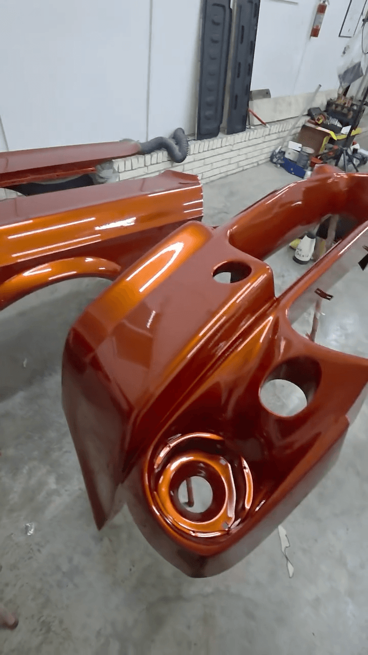 Tamco Paint Toxic Sunburst on 1976 Ford Mustang