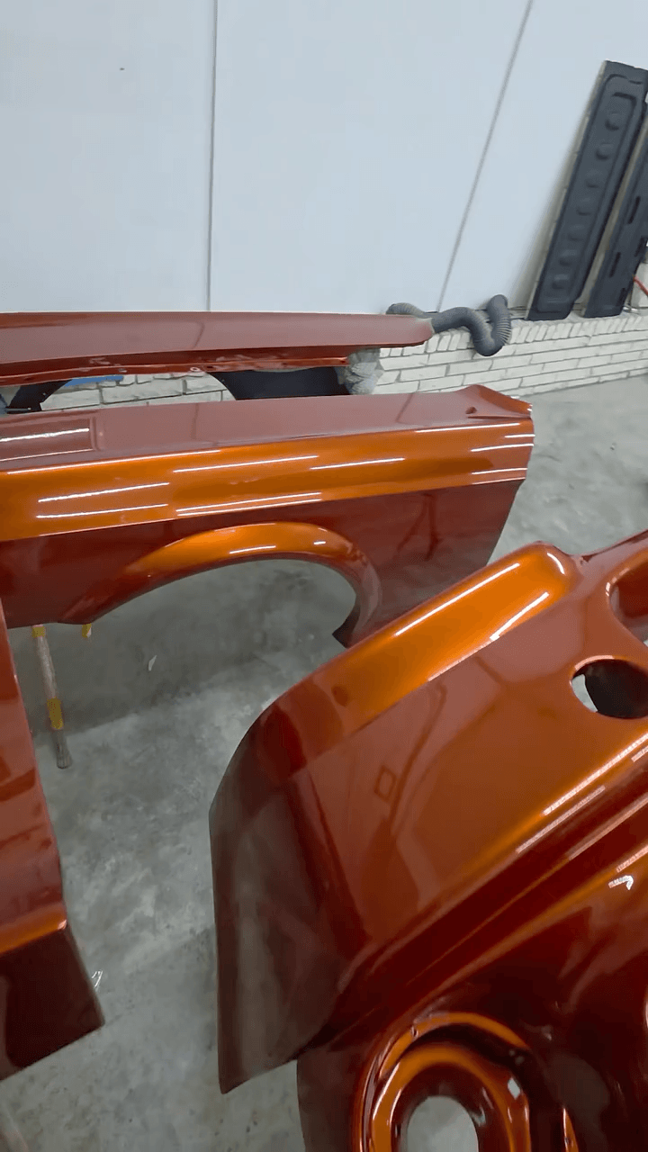 Tamco Paint Toxic Sunburst on 1976 Ford Mustang