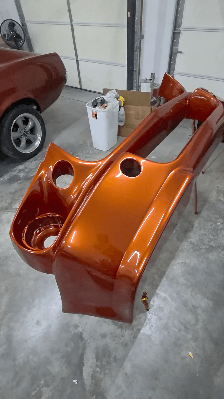 Tamco Paint Toxic Sunburst on 1976 Ford Mustang