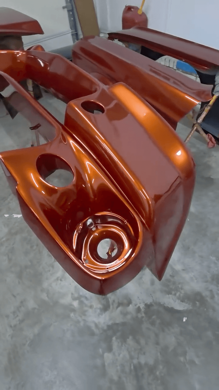 Tamco Paint Toxic Sunburst on 1976 Ford Mustang