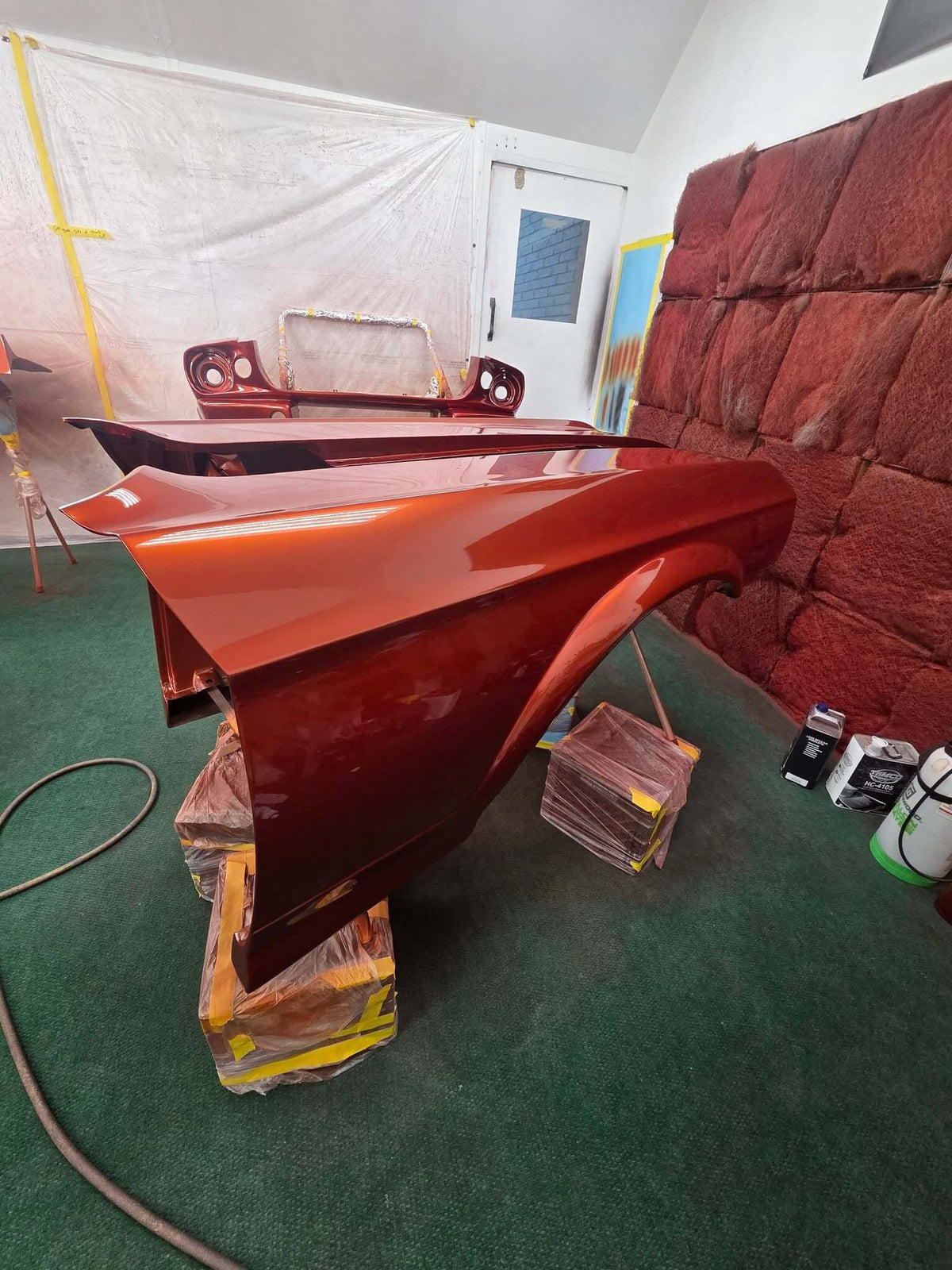 Tamco Paint Toxic Sunburst on 1976 Ford Mustang