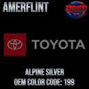 Toyota Alpine Silver OEM Amerflint II Series Single Stage