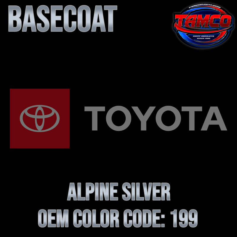 Toyota Alpine Silver | 199 | 1993-2002 | OEM Basecoat
