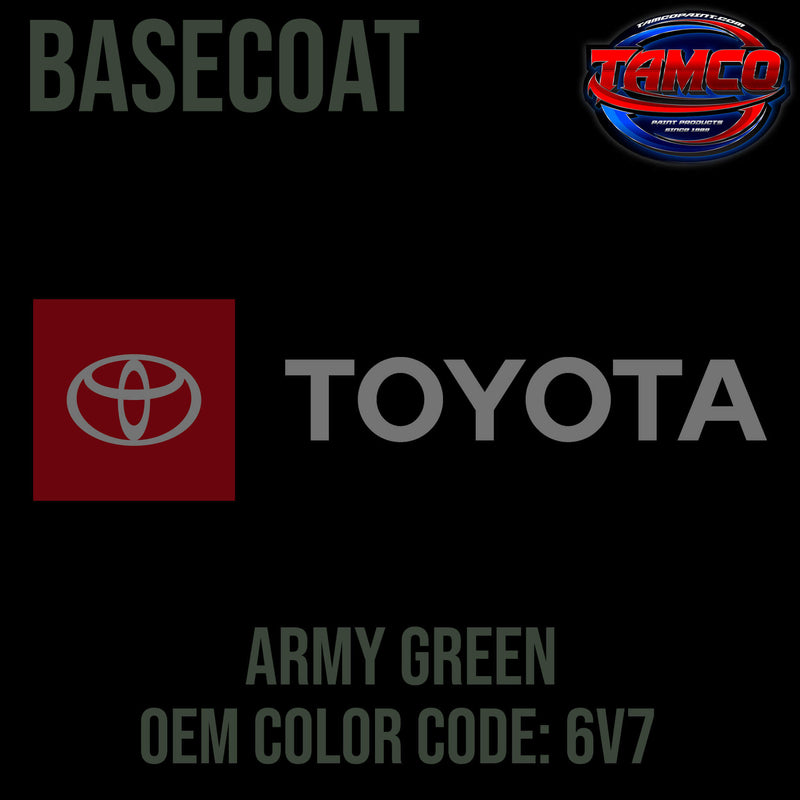 Toyota Army Green OEM Basecoat