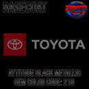 Toyota Attitude Black Metallic OEM Basecoat