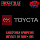 Toyota Barcelona Red Pearl OEM Basecoat