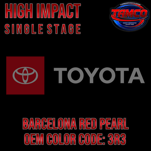 Toyota Barcelona Red Pearl | 3R3 | 2006-2023 | OEM High Impact Single Stage