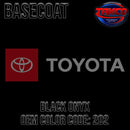 Toyota Black Onyx OEM Basecoat