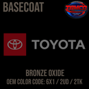 Tamco Paint Toyota Bronze Oxide OEM Color Code: 6X1 / 2UD / 2TK Basecoat