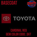 Toyota Cardinal Red Basecoat