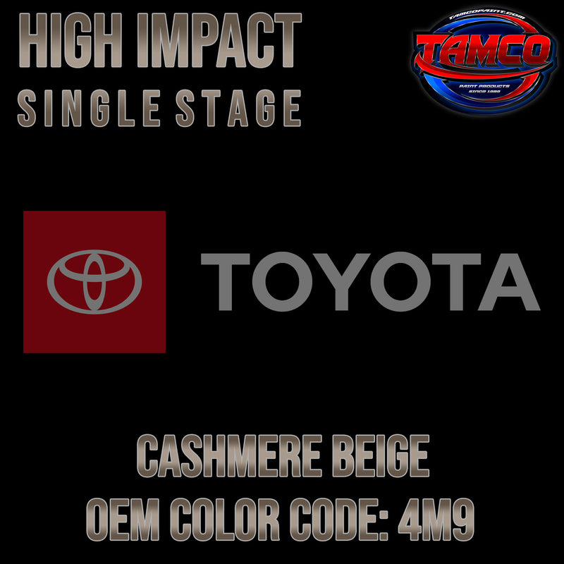 Toyota Cashmere Beige | 4M9 | 1994-2002 | OEM High Impact Single Stage