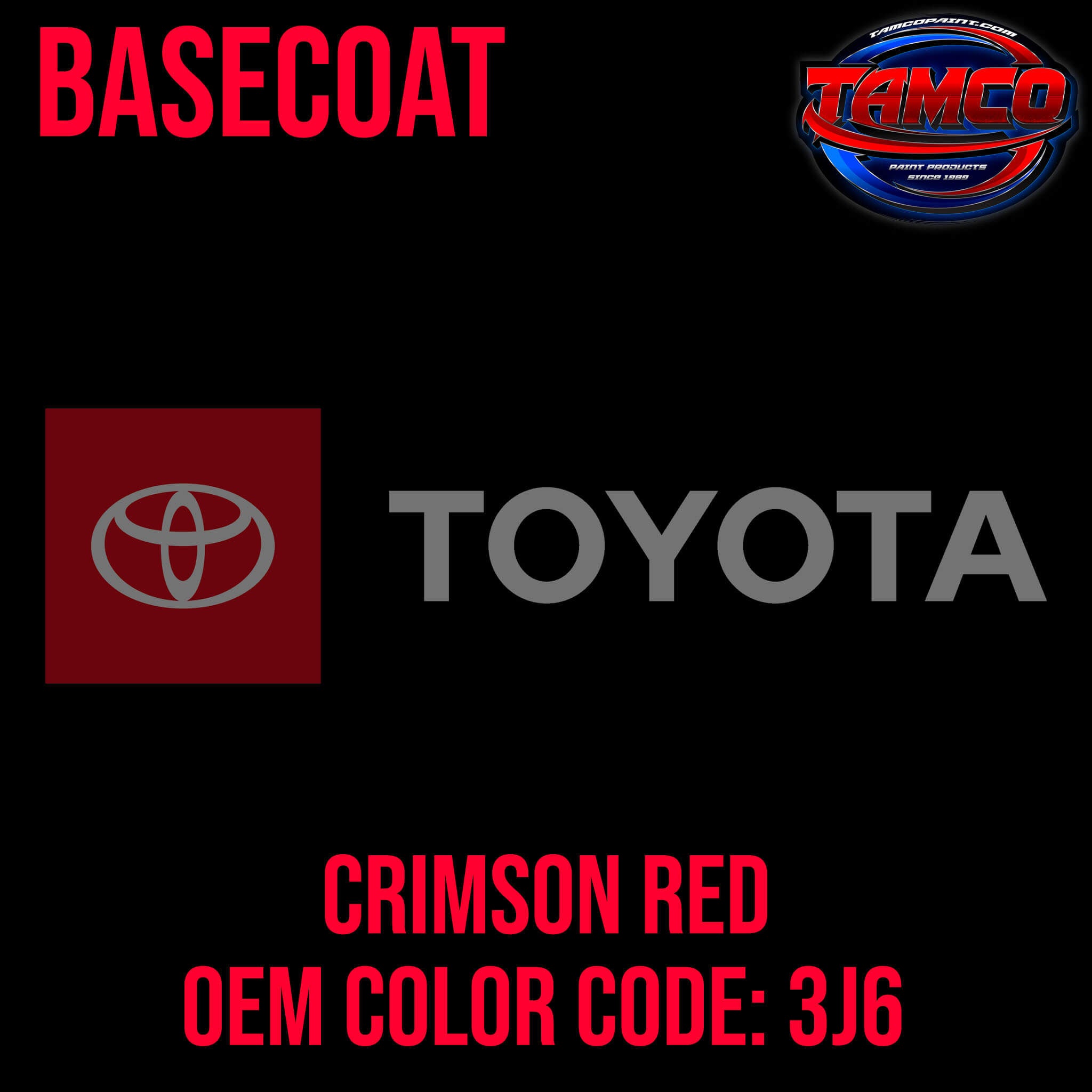 Toyota Crimson Red Basecoat