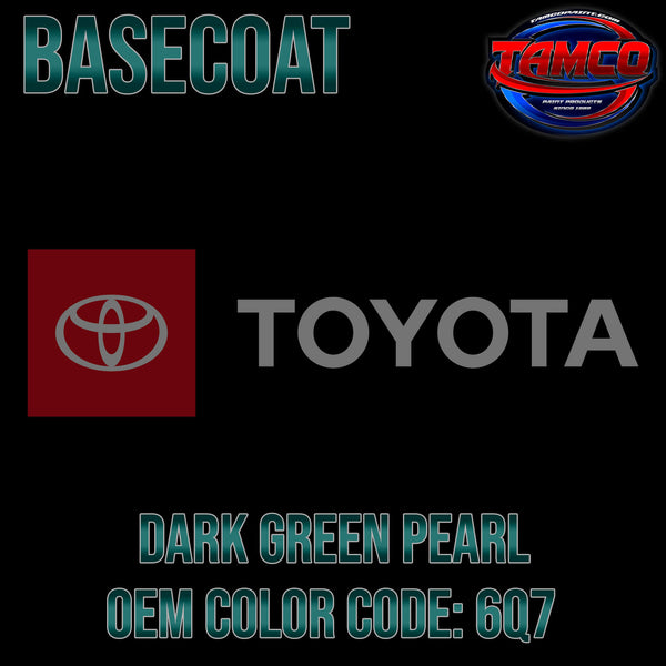 Toyota Dark Green Pearl Basecoat