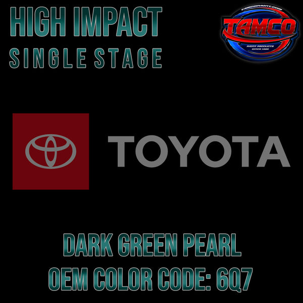 Toyota Dark Green Pearl | 6Q7 | 1998-2005 | OEM High Impact Single Stage