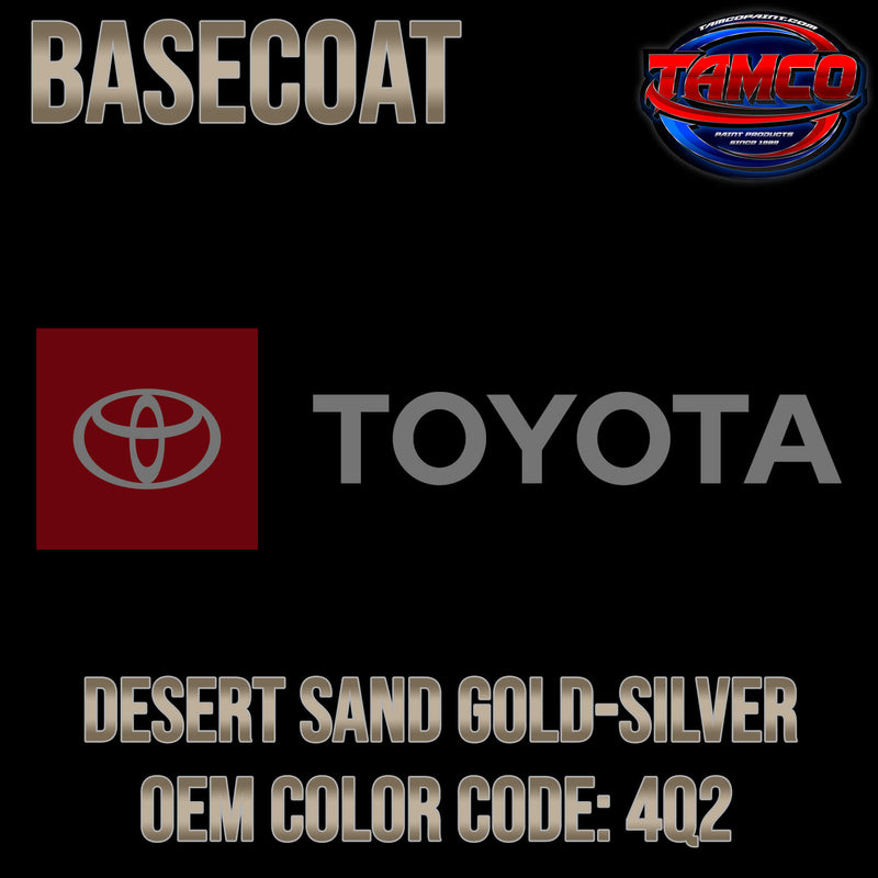 Toyota Desert Sand Gold-Silver Basecoat