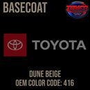 Toyota Dune Beige Basecoat